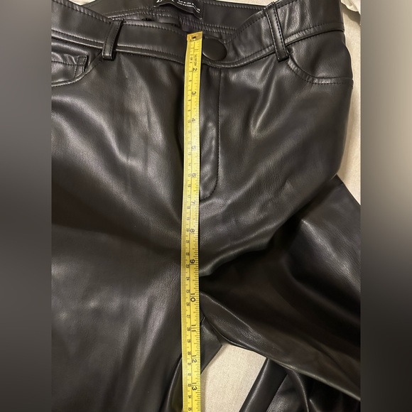 Zara, Vegan Leather Pants, Jean Style - Picture 5 of 7